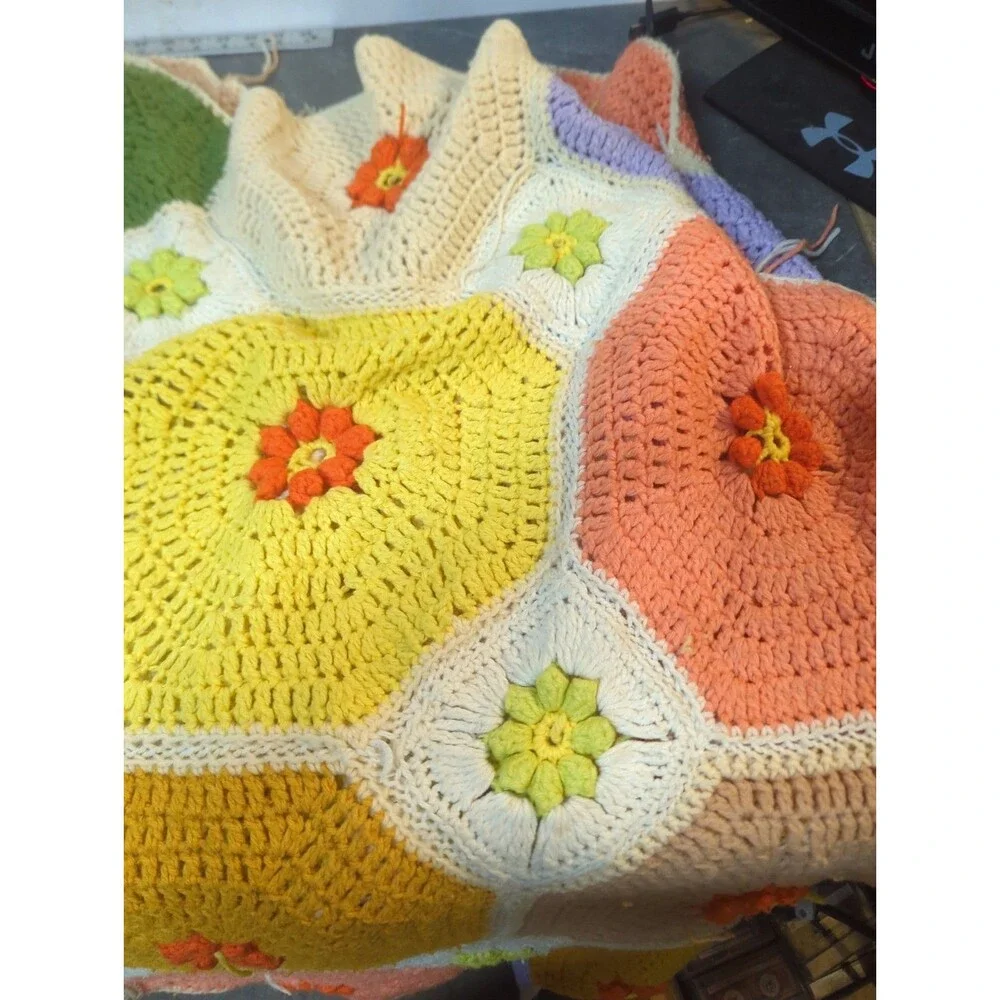 Handmade vintage knitted